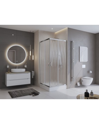 Душевой уголок BelBagno UNO-195-A-2-100-CH-CR