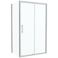 Душевой уголок Bravat Stream 120x80 BS120.3103S профиль Хром стекло прозрачное