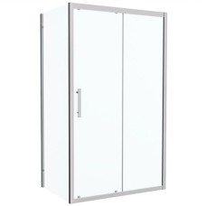 Душевой уголок Bravat Stream 120x80 BS120.3103S профиль Хром стекло прозрачное