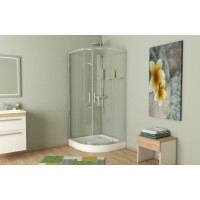 Душевой уголок Bravat Line 90x90 BS090.1201A профиль Хром стекло прозрачное