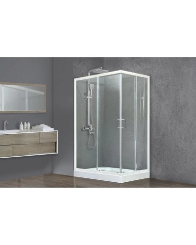 Душевой уголок с поддоном 120х80 см Royal Bath RB8120HP-T-L прозрачное