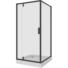 Душевой уголок 88х88х190 см Niagara NG-6801-08BLACK прозрачное
