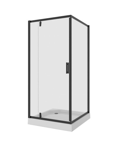 Душевой уголок 88х88х190 см Niagara NG-6801-08BLACK прозрачное