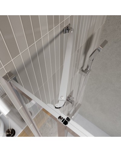 Душевой уголок BelBagno LUCE-A-22-100+20-C-Cr