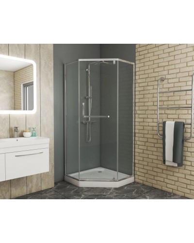 Душевой уголок 89х89 см Grossman Pragma PR-90SD прозрачное