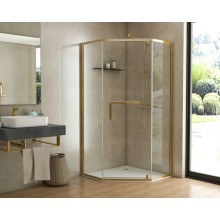 Душевой уголок 99х99 см Grossman Pragma PR-100GD прозрачное