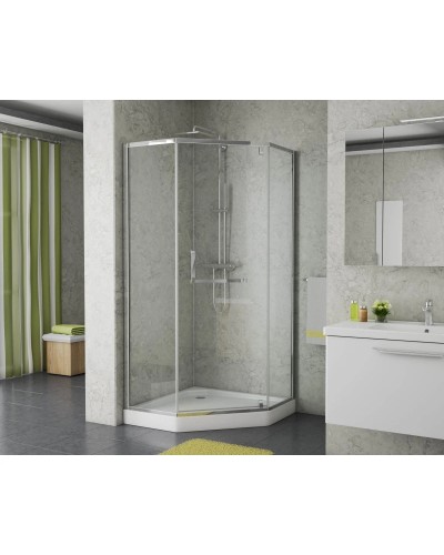 Душевой уголок 99х99 см Grossman Pragma PR-100SD прозрачное