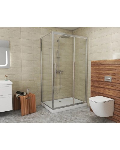Душевой уголок 119х79 см Grossman Pragma PR-120SQR прозрачное