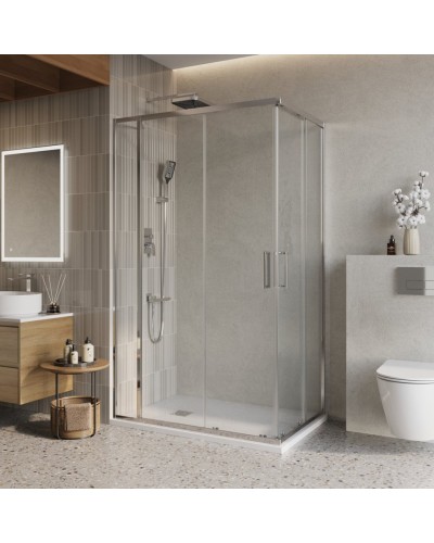 Душевой уголок BelBagno LUCE-AH-21-110/80-C-Cr