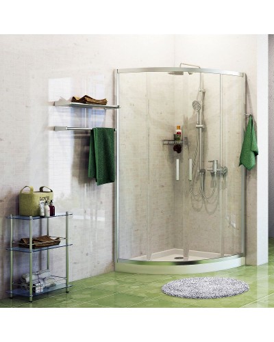 Душевой уголок WasserKRAFT Main 90х90 41S01 профиль Хром стекло прозрачное