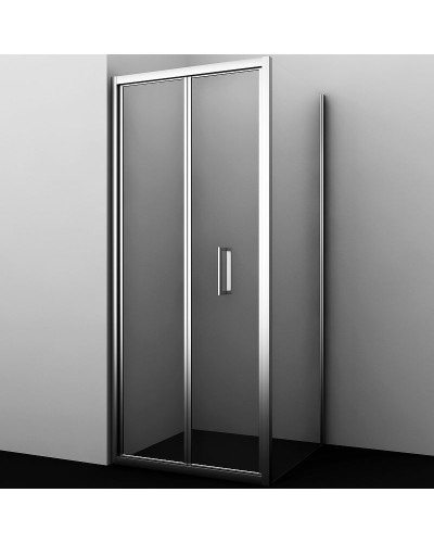 Душевой уголок WasserKRAFT Weser 90x90 78F03 профиль Хром стекло прозрачное