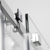 Душевой уголок WasserKRAFT Alme 120х80 15R06 профиль Хром стекло прозрачное