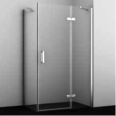 Душевой уголок WasserKRAFT Aller 120x80 10H06R профиль Хром стекло прозрачное