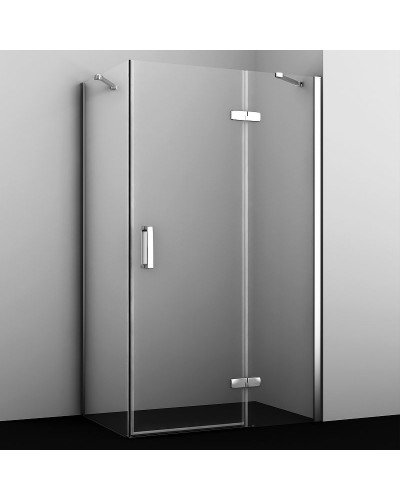 Душевой уголок WasserKRAFT Aller 120x80 10H06R профиль Хром стекло прозрачное