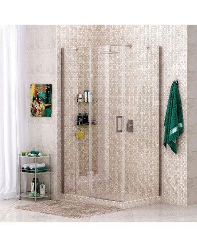 Душевой уголок WasserKRAFT Aller 120х90 10H07L профиль Хром стекло прозрачное