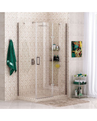 Душевой уголок WasserKRAFT Aller 120х90 10H07R профиль Хром стекло прозрачное