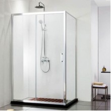 Душевой уголок Aquanet Alfa NAA1131 150x80 профиль Хром стекло Прозрачное