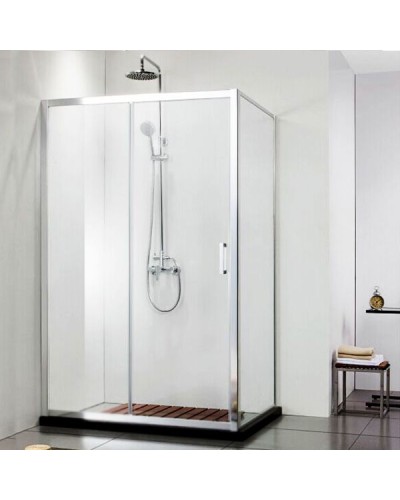 Душевой уголок Aquanet Alfa NAA1131 150x80 профиль Хром стекло Прозрачное