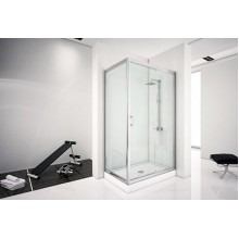 Душевой уголок Aquanet Alfa NAA1131 150x80 профиль Хром стекло Прозрачное