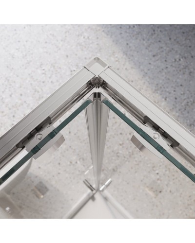 Душевой уголок BelBagno LUCE-A-22-90+30-C-Cr