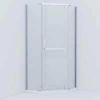 Душевой уголок 90х90 см IDDIS Steel STE8SS9i23 прозрачное