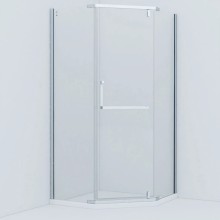 Душевой уголок 100х100 см IDDIS Steel STE8SS0i23 прозрачное