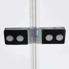 Душевой уголок 120х80 см прозрачное стекло WasserKRAFT ALLER 10H06RWHITE