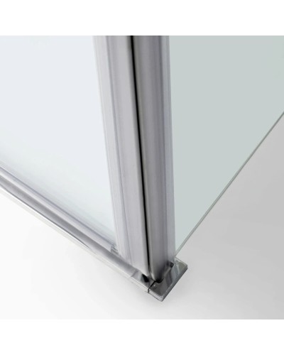 Душевой уголок 120х90 см прозрачное стекло WasserKRAFT ALLER 10H07LWHITE