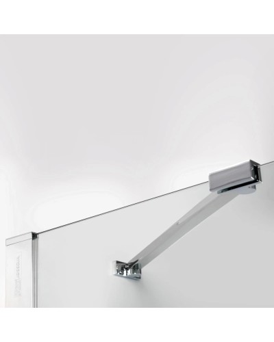 Душевой уголок 120х90 см прозрачное стекло WasserKRAFT ALLER 10H07LWHITE