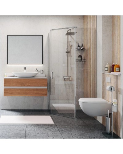 Душевой уголок 90х90 см WasserKRAFT Leine 35P11 прозрачное