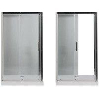 Душевой уголок Aquanet Delta NPE1131 140x80 профиль Хром, стекло прозрачное