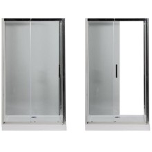 Душевой уголок Aquanet Delta NPE1131 140x80 профиль Хром, стекло прозрачное