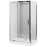 Душевой уголок Aquanet Delta NPE1131 150x80 профиль Хром, стекло прозрачное