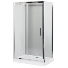 Душевой уголок Aquanet Delta NPE1131 150x80 профиль Хром, стекло прозрачное