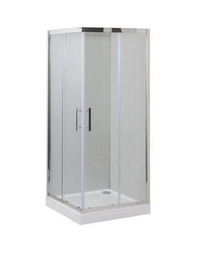 Душевой уголок Aquanet Delta Cube NPE1142 100x100 профиль Хром, стекло прозрачное