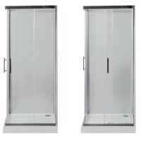 Душевой уголок Aquanet Delta Cube NPE1142 100x100 профиль Хром, стекло прозрачное