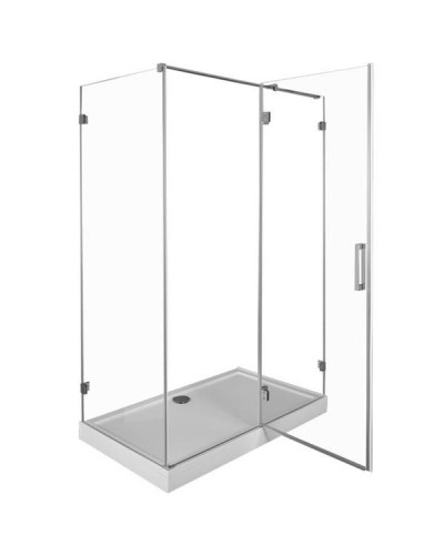Душевой уголок Aquanet Beta NWD1231 150x80 L 185426 профиль Хром стекло прозрачное