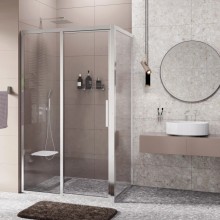 Душевой уголок 120х90 см WasserKRAFT Lopau 32S07L прозрачное