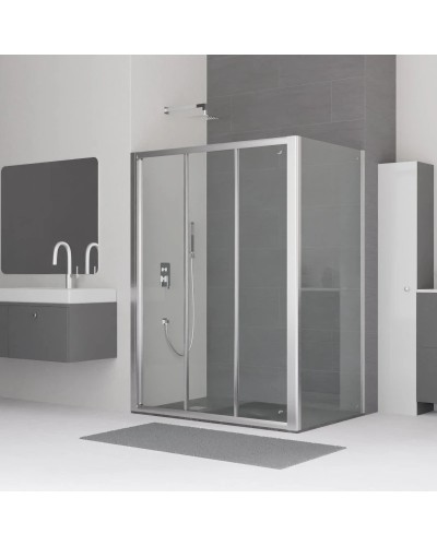 Душевой уголок 110х100 см RGW CL-40 (CL-11+Z-050-1) Classic 04094010-011 прозрачное