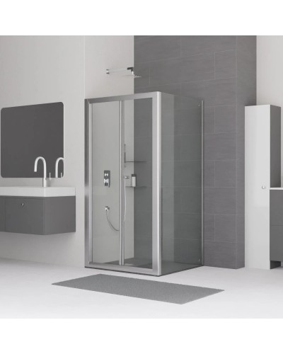 Душевой уголок 80х70 см RGW CL-41 (CL-21+Z-050-1) Classic 04094187-011 прозрачное