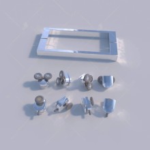 Душевой уголок 130х100 см RGW CL-48 (CL-14+Z-050-1) Classic 32094803-011 прозрачное