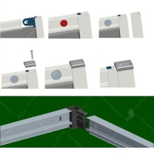 Душевой уголок 100х100 см RGW CL-48B (CL-14B+Z-050-1B) Classic 32094800-014 прозрачное