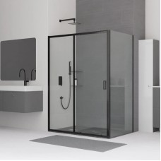 Душевой уголок 100х90 см RGW CL-48B (CL-14B+Z-050-1B) Classic 32094890-014 прозрачное
