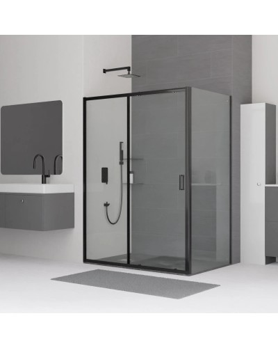 Душевой уголок 100х90 см RGW CL-48B (CL-14B+Z-050-1B) Classic 32094890-014 прозрачное