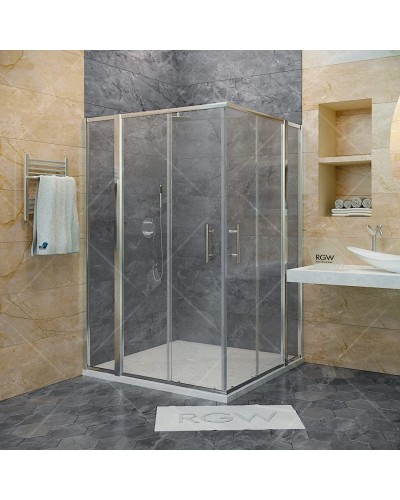 Душевой уголок 119х119 см RGW HO-311 (HO-31+2Z-41) Hotel 030631122-11 прозрачное
