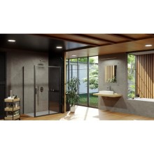 Душевой уголок 110х80 см Ravak Blix Slim BLSDP2 + BLSPS X0PMD0300Z1 + X9BM40300Z1 прозрачное