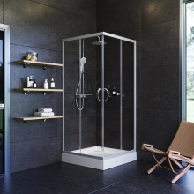 Душевой уголок без поддона 90х90 см Am.Pm Bliss L W53G-303-090MT прозрачное