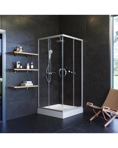 Душевой уголок без поддона 90х90 см Am.Pm Bliss L W53G-303-090MT прозрачное