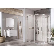 Душевой уголок 80х80 см Ravak Blix Slim BLSRV2K + BLSRV2K X1XM40C00Z1 + X1XM40C00Z1 прозрачное