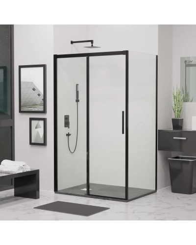 Душевой уголок 150х100 см RGW LE-41B (LE-12B+Z-050-2B) Leipzig 34124105-014 прозрачное